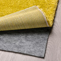HOTELLRUM Rug, high pile, blue/green yellow, 133x195 cm