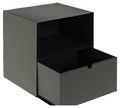 Nightstand Bedside Table Joliet, black