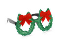 Novelty Christmas Wreath Eyeglasses, Mixed Colors
