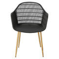 Chair Becker, black/natural