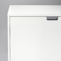 STÄLL Shoe cabinet with 3 compartments, white, 79x29x148 cm
