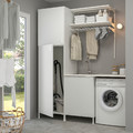 ENHET Laundry, white, 183x63.5x222.5 cm