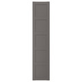 BERGSBO Door with hinges, dark grey, 50x229 cm