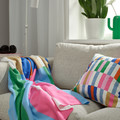 KLIBBKORSÖRT Throw, multicolour, 120x160 cm