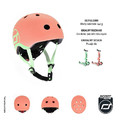 SCOOTANDRIDE XXS-S Helmet for Children 1-5 years, Peach