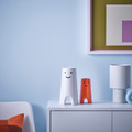FRÖVÄXT Vase, white, 20 cm