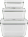 Zwilling Glass Vacuum Container Fresh&Save S/M/L, 3-pack