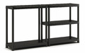 Keter Plastic Shelving Unit, black, 75x32x176 cm