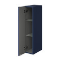 GoodHome Bathroom Wall Cabinet Imandra Slim 20 x 90 x 36 cm, matt dark blue