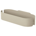 FLORSJÖN Shower shelf, beige, 25x5 cm
