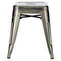 Stool Paris, metallic