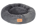 MIMIKO Pets Dog Bed Lair Shaggy Round L 60cm, graphite