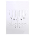 SVALKA Champagne flute, 6 pack