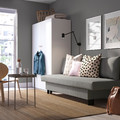 ÄLVDALEN 3-seat sofa-bed, Knisa grey-beige