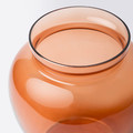 GOKVÄLLÅ Vase, orange, 19 cm