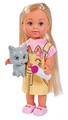 Evi Love Doll with Kitty 1pc, assorted models, 3+