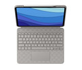 Logitech Tablet Case & Keyboard Combo Touch US iPad Air 4th Gen, grey