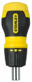 Stanley Stubby Ratcheting Multibit Screwdriver with 6 Tips