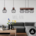 Pendant Lamp Milan 3 1 x 60W E27