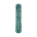 Travel Cutlery Set with Case, green