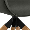 Swivel Chair Aura, auto return, dark grey