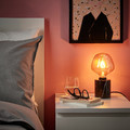 MOLNART LED bulb E27 120 lumen, bell-shaped brown clear glass, 132 mm