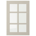 STENSUND Glass door, beige, 40x60 cm