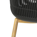 Chair Becker, black/natural