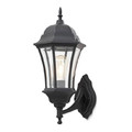 GoodHome Garden Outdoor Wall Lamp Richelieu 1 x 60 W E27, black