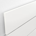 NORDLI Bed frame with storage and mattress, with headboard white/Vågstranda firm, 160x200 cm