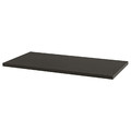 LAGKAPTEN / SPÄND Desk, black-brown/black, 120x60 cm