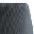 Dining Chair Ines, grey corduroy