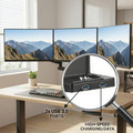 MacLean Triple Stand For 3 Monitor Screens 17-27" MC-811