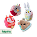 LILLIPUTIENS Set of 4 Soft Baby Blocks Forest Multifunctional Animals 3m+