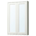 TÄNNFORSEN Mirror cabinet with doors, white, 60x15x95 cm