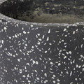 Plant Pot GoodHome Terrazzo 17 cm, graphite