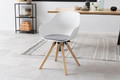 Chair Tina Wood, white