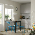 MARIUS Stool, blue, 45 cm