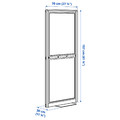 MITTZON Acoustic screen, floor standing, Gunnared beige, 70x157 cm