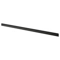 BODBYN Decorative plinth, black, 221x8 cm