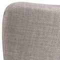 Upholstered Chair with Armrests Laura, light grey