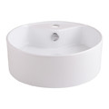 Ceramic Countertop Basin GoodHome Vorma 38cm, white