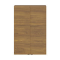 GoodHome Bathroom Wall Cabinet Imandra 60 x 90 x 15 cm, walnut