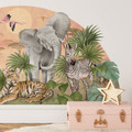 Wall Sticker Set 161x79cm - Safari