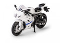 Motorcycle MSZ 1:18 SUZUKI GSX-R1000, white, 3+