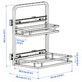 UTRUSTA Under-sink organiser, 29x35x43 cm