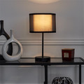 Table Lamp with Double Shade, grey