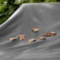 KUGGASKÄR Cover for outdoor furniture, grey, 150x150 cm