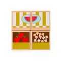 LILLIPUTIENS Wooden Food Truck with Puzzle Rhino Marius 12m+
