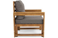 Outdoor Furniture Set MALTA, brown/graphite